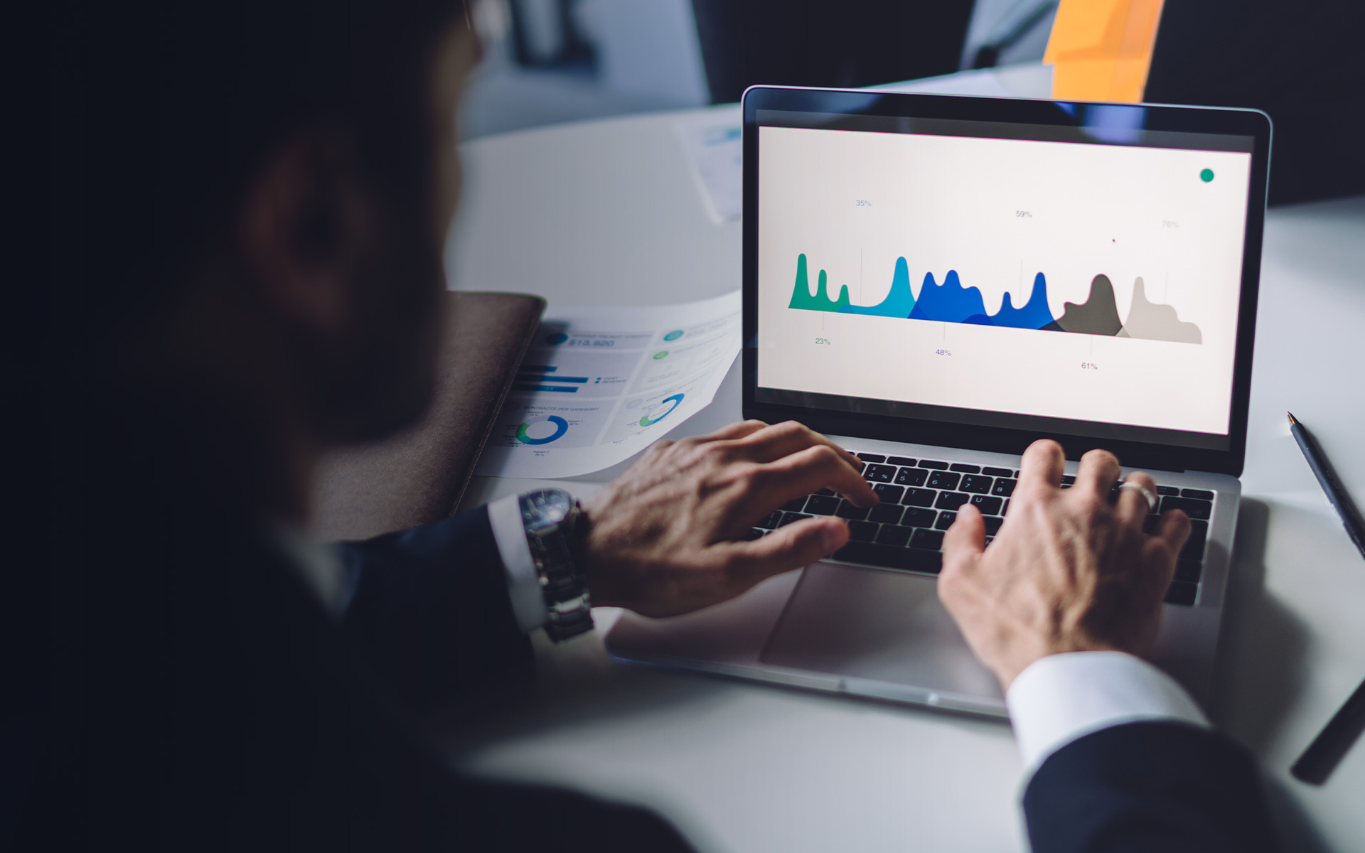 Market analysis dashboard